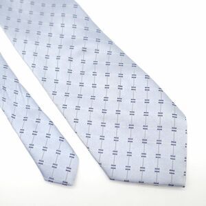 Calvin Klein Blue Geometric Woven‎ Silk Tie